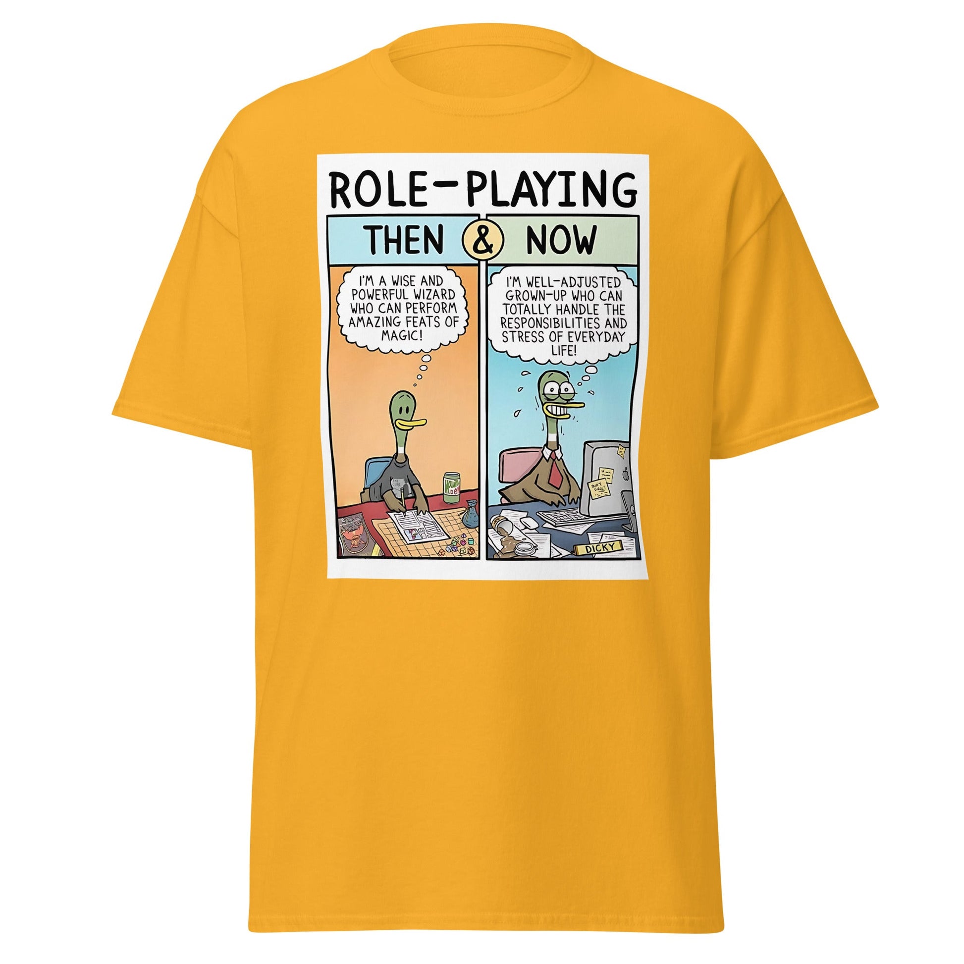 Role Playing Meme | Meme T-Shirt - Gold - T-Shirts Online
