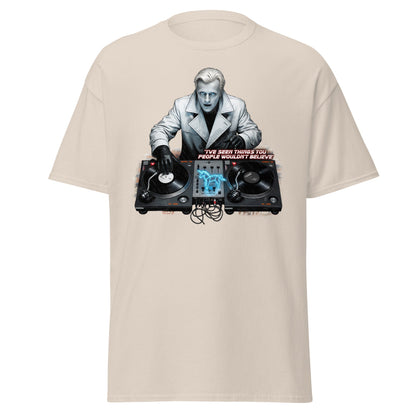 Roy Batty DJ Blade Runner Parody T-Shirt - Tears in Rain Tee - Natural - T-Shirts Online