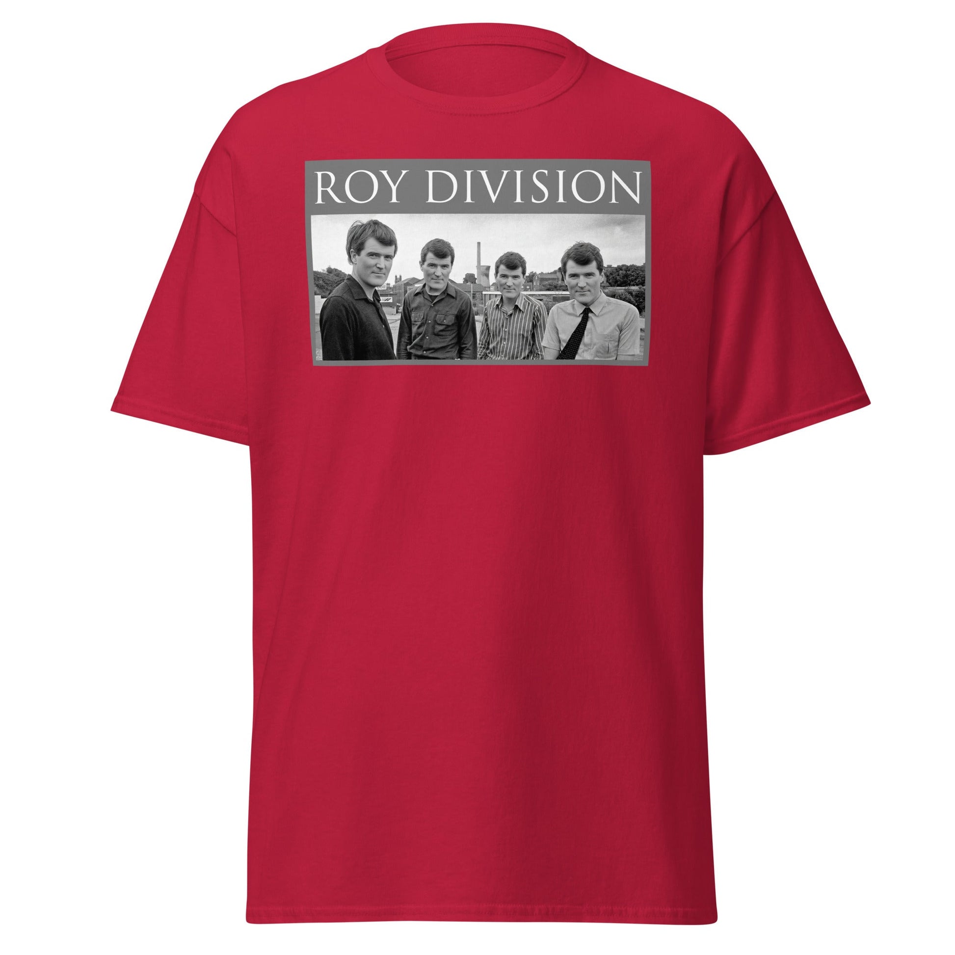 Roy Division T-Shirt - Joy Division Parody Tee - Cardinal - T-Shirts Online