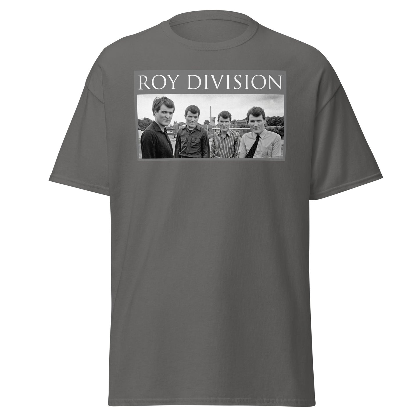 Roy Division T-Shirt - Joy Division Parody Tee - Charcoal - T-Shirts Online