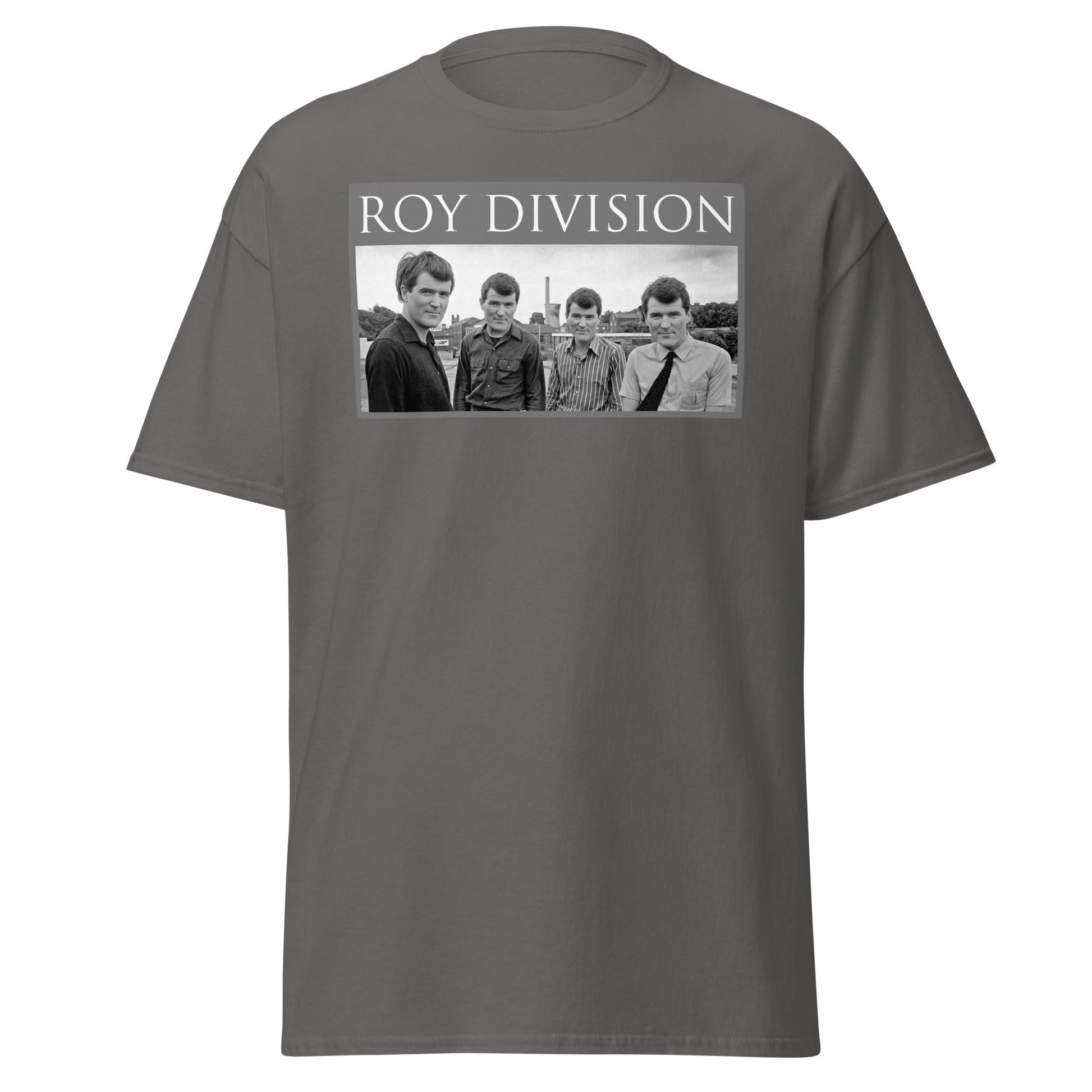 Roy Division T-Shirt - Joy Division Parody Tee - Charcoal - T-Shirts Online