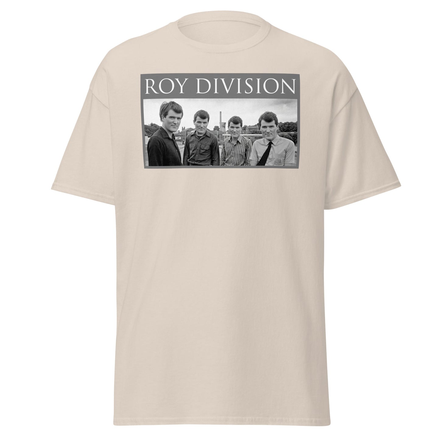 Roy Division T-Shirt - Joy Division Parody Tee - Natural - T-Shirts Online