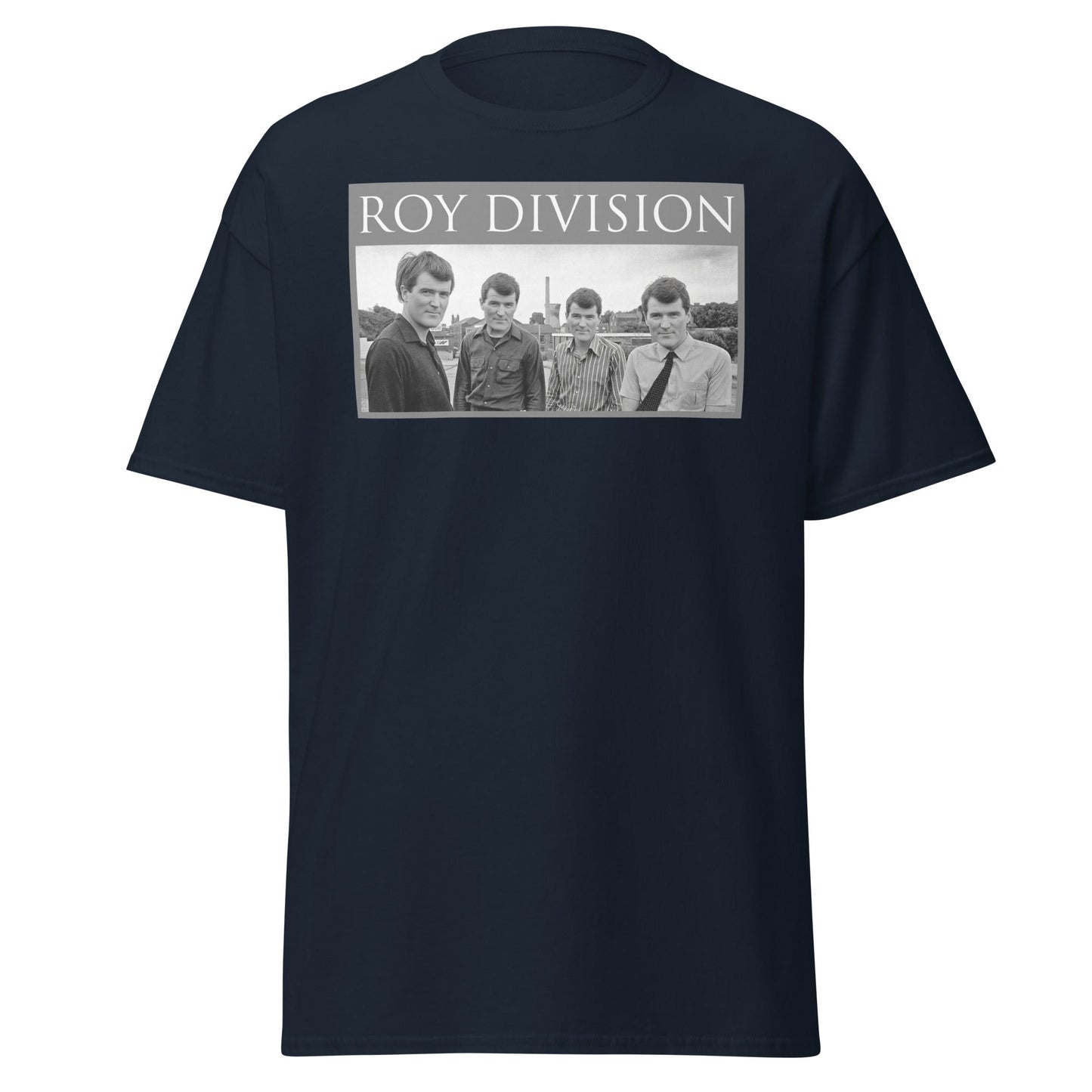 Roy Division T-Shirt - Joy Division Parody Tee - Navy - T-Shirts Online
