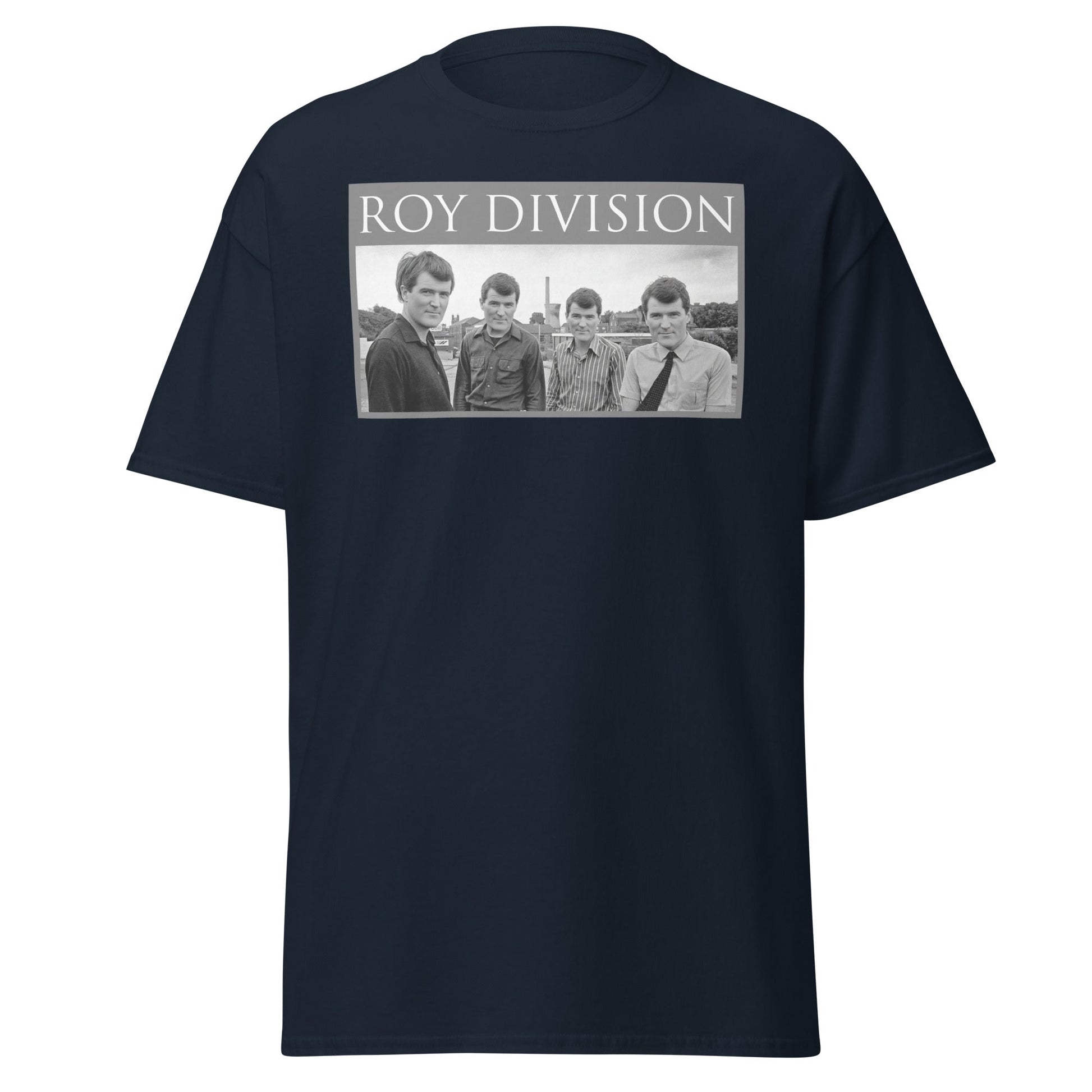 Roy Division T-Shirt - Joy Division Parody Tee - Navy - T-Shirts Online