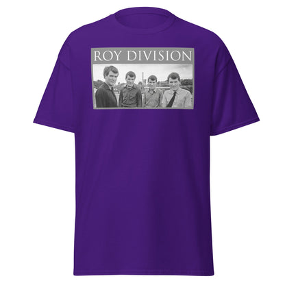 Roy Division T-Shirt - Joy Division Parody Tee - Purple - T-Shirts Online