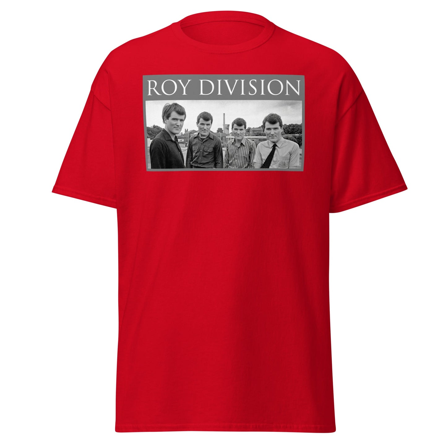 Roy Division T-Shirt - Joy Division Parody Tee - Red - T-Shirts Online