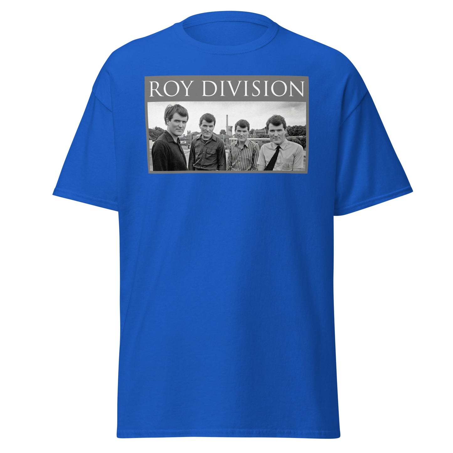 Roy Division T-Shirt - Joy Division Parody Tee - Royal - T-Shirts Online