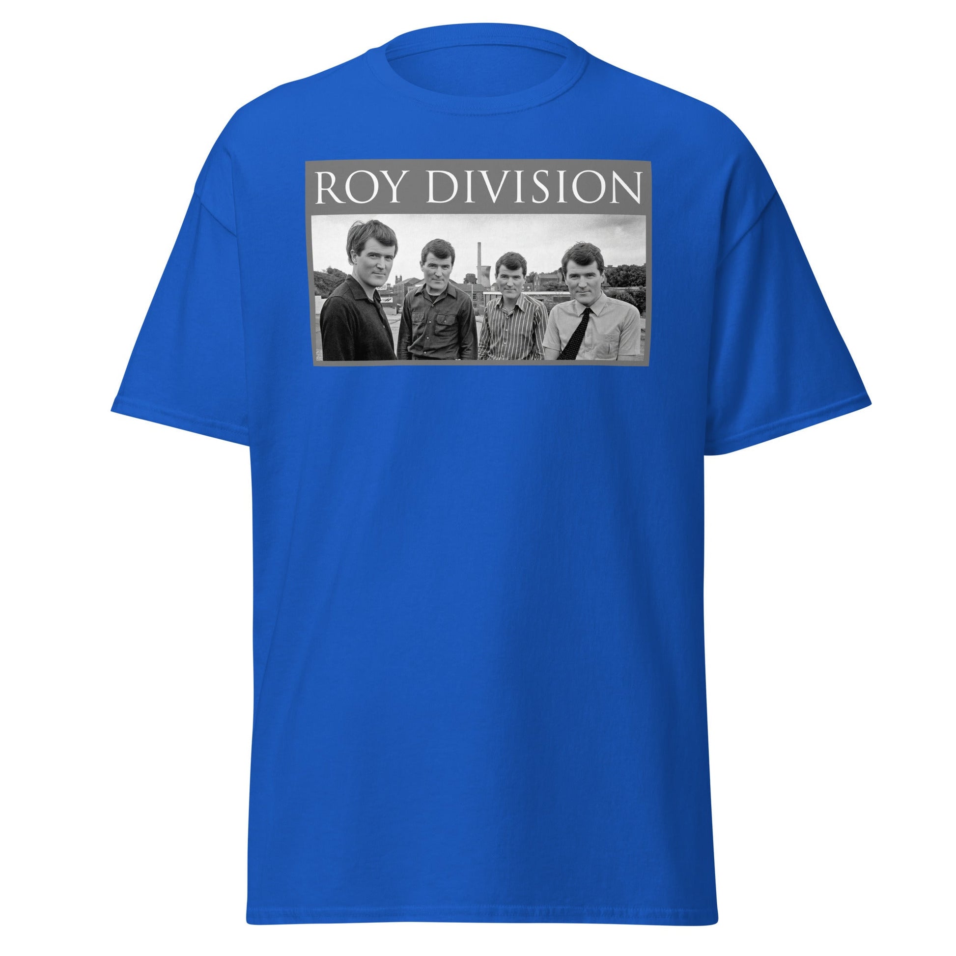 Roy Division T-Shirt - Joy Division Parody Tee - Royal - T-Shirts Online