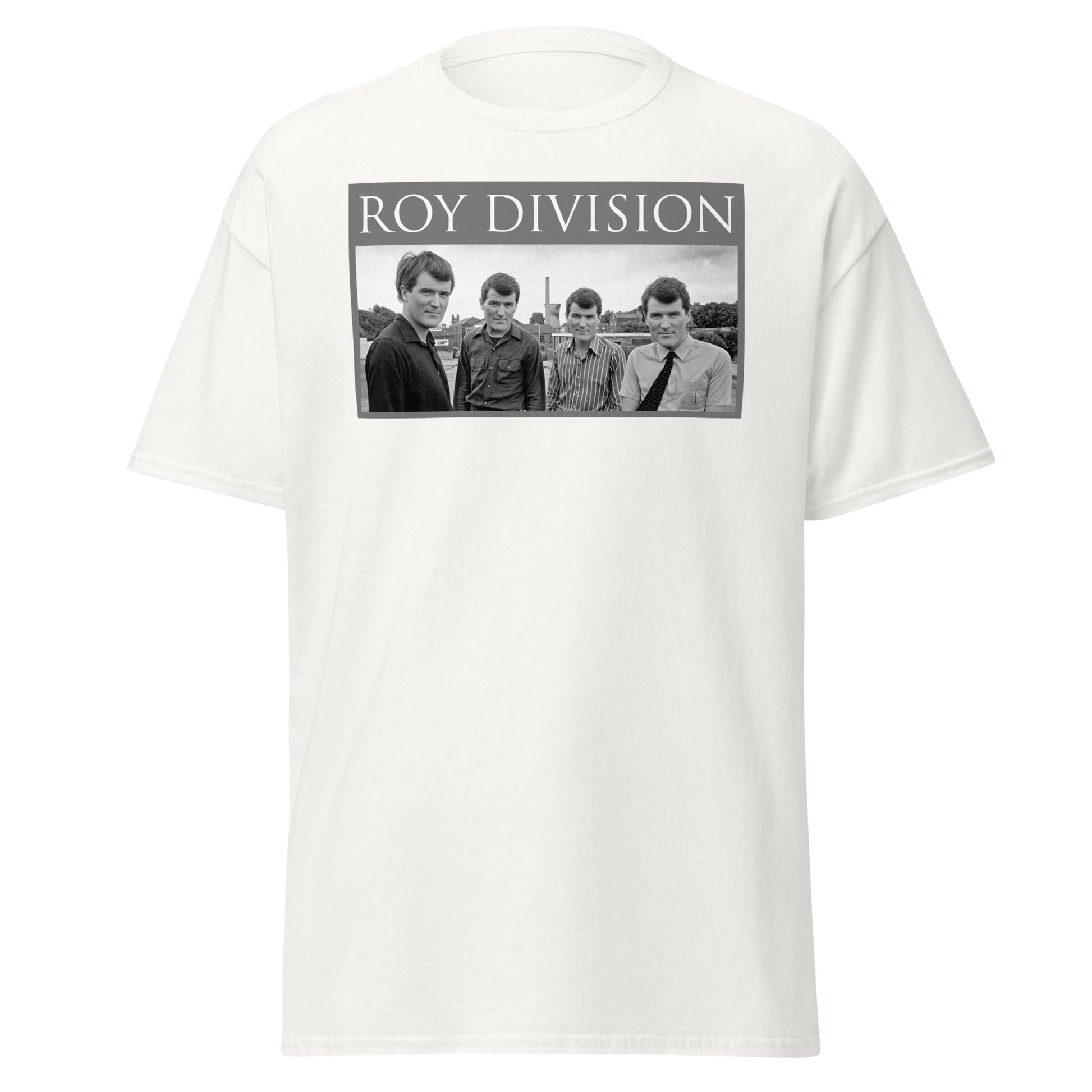 Roy Division T-Shirt - Joy Division Parody Tee - White - T-Shirts Online