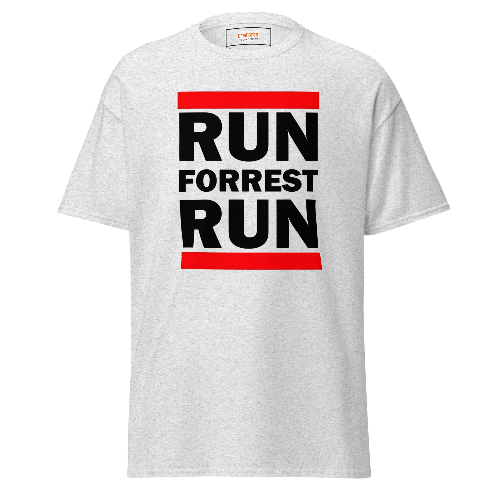 Run Forrest Run T-Shirt | Bold Movie Tee - Ash - T-Shirts Online