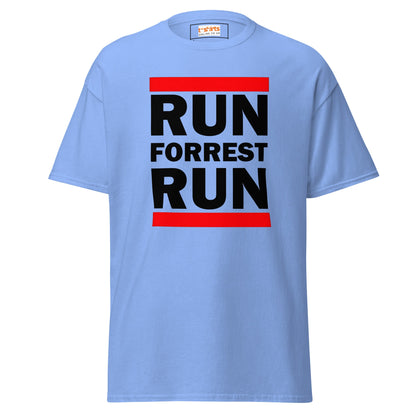 Run Forrest Run T-Shirt | Bold Movie Tee - Carolina Blue - T-Shirts Online