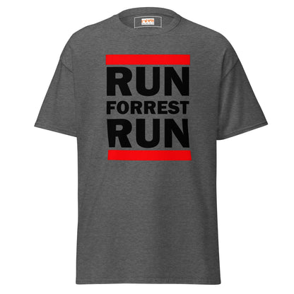 Run Forrest Run T-Shirt | Bold Movie Tee - Dark Heather - T-Shirts Online