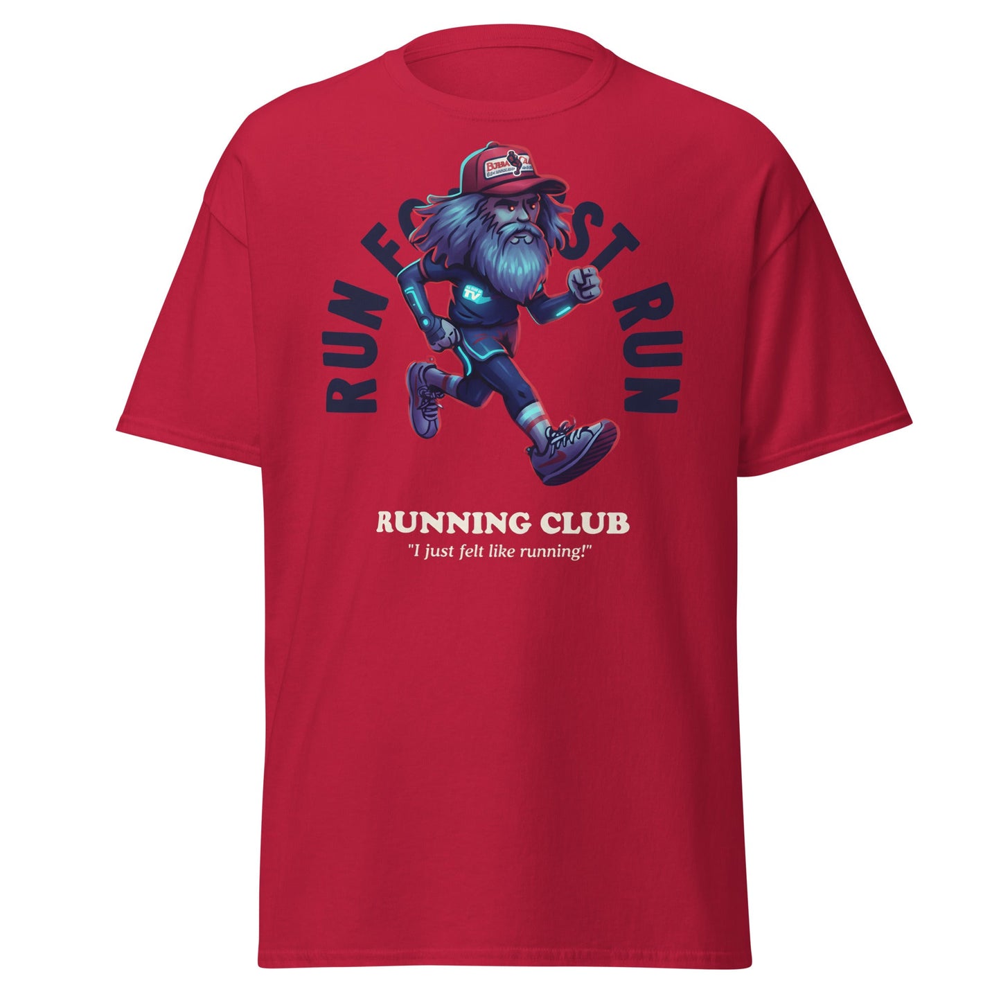 Run Forrest Running Club T-Shirt - Cardinal - T-Shirts Online