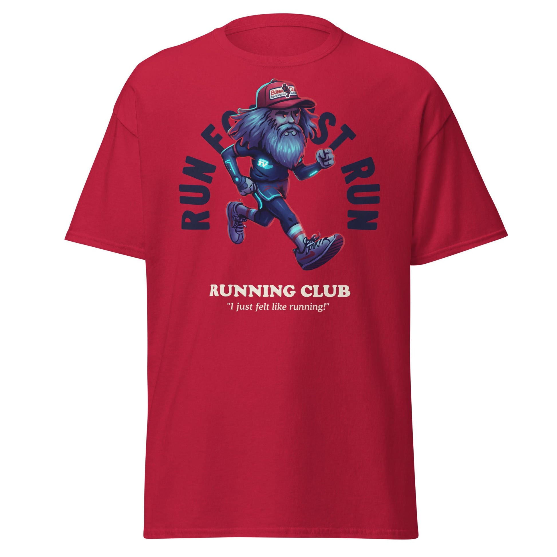 Run Forrest Running Club T-Shirt - Cardinal - T-Shirts Online