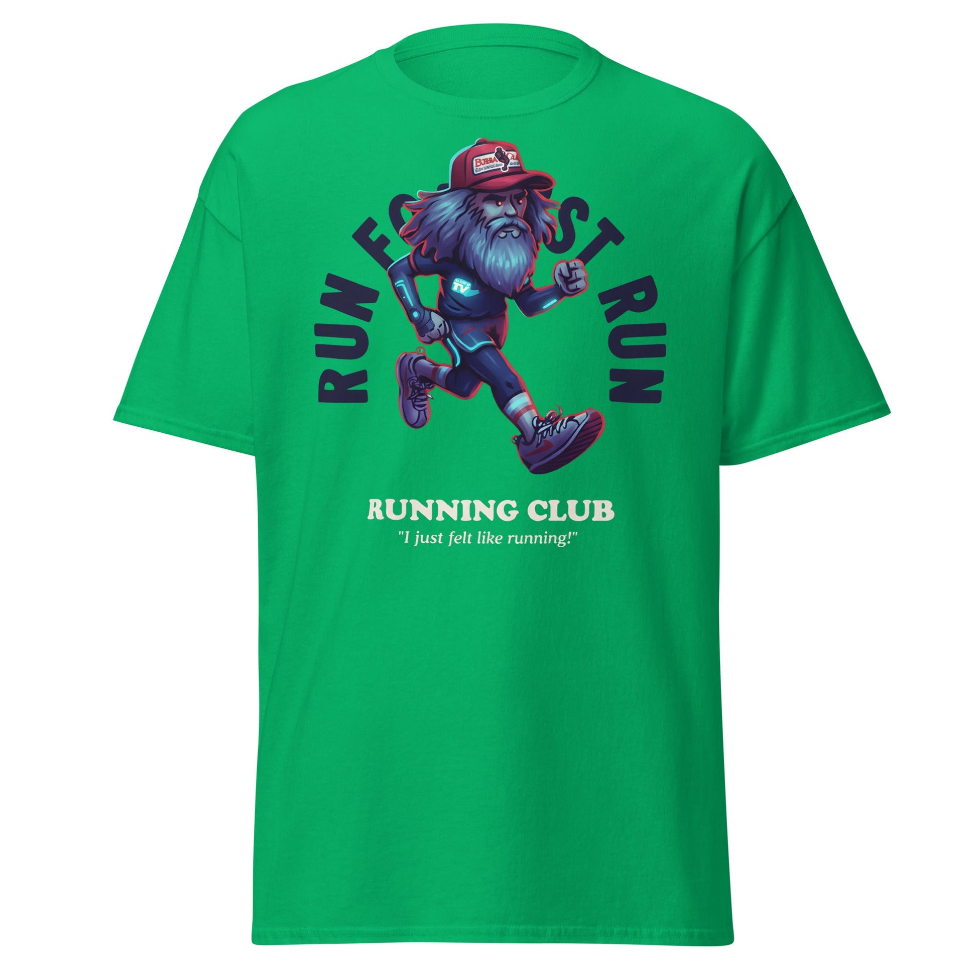 Run Forrest Running Club T-Shirt - Irish Green - T-Shirts Online