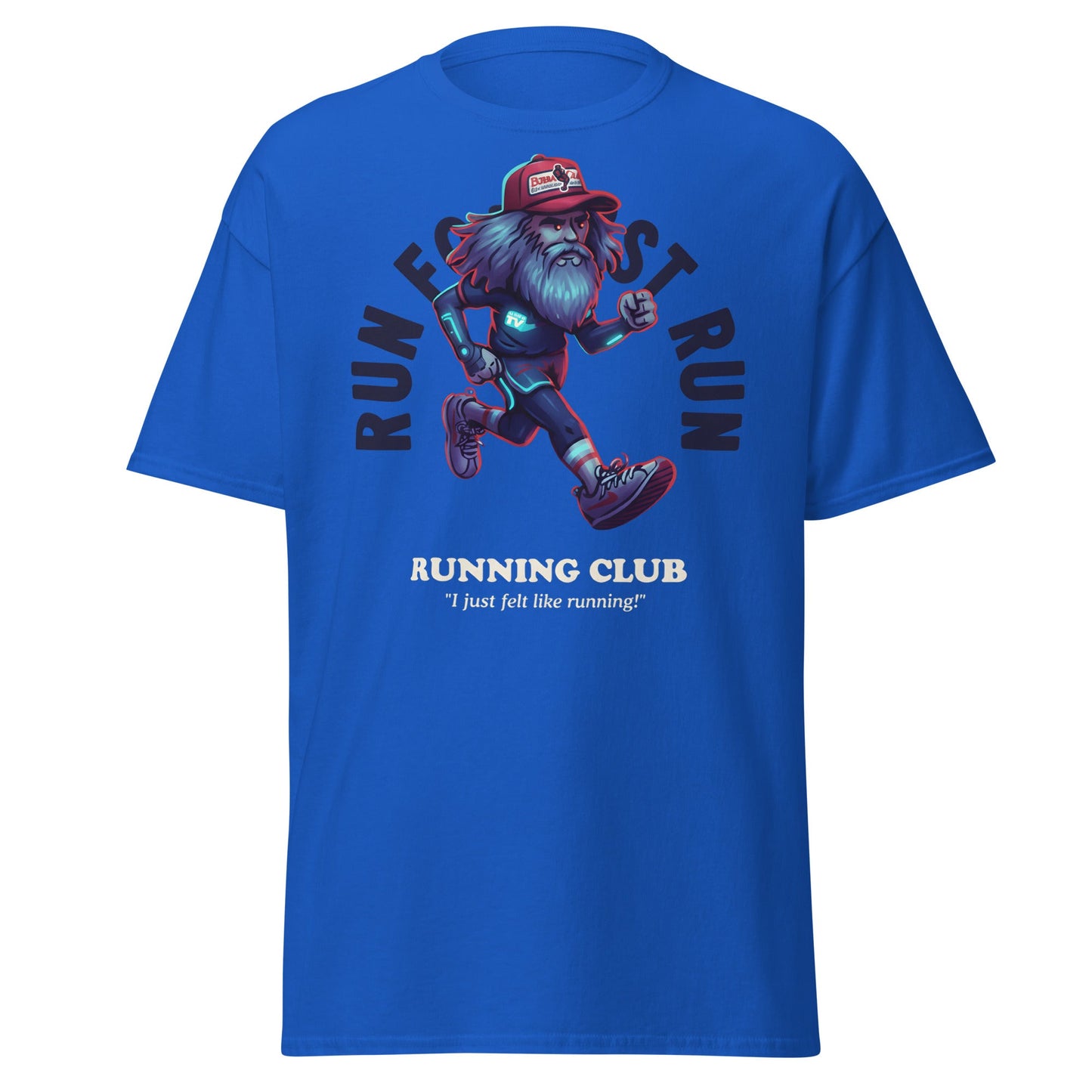 Run Forrest Running Club T-Shirt - Royal - T-Shirts Online