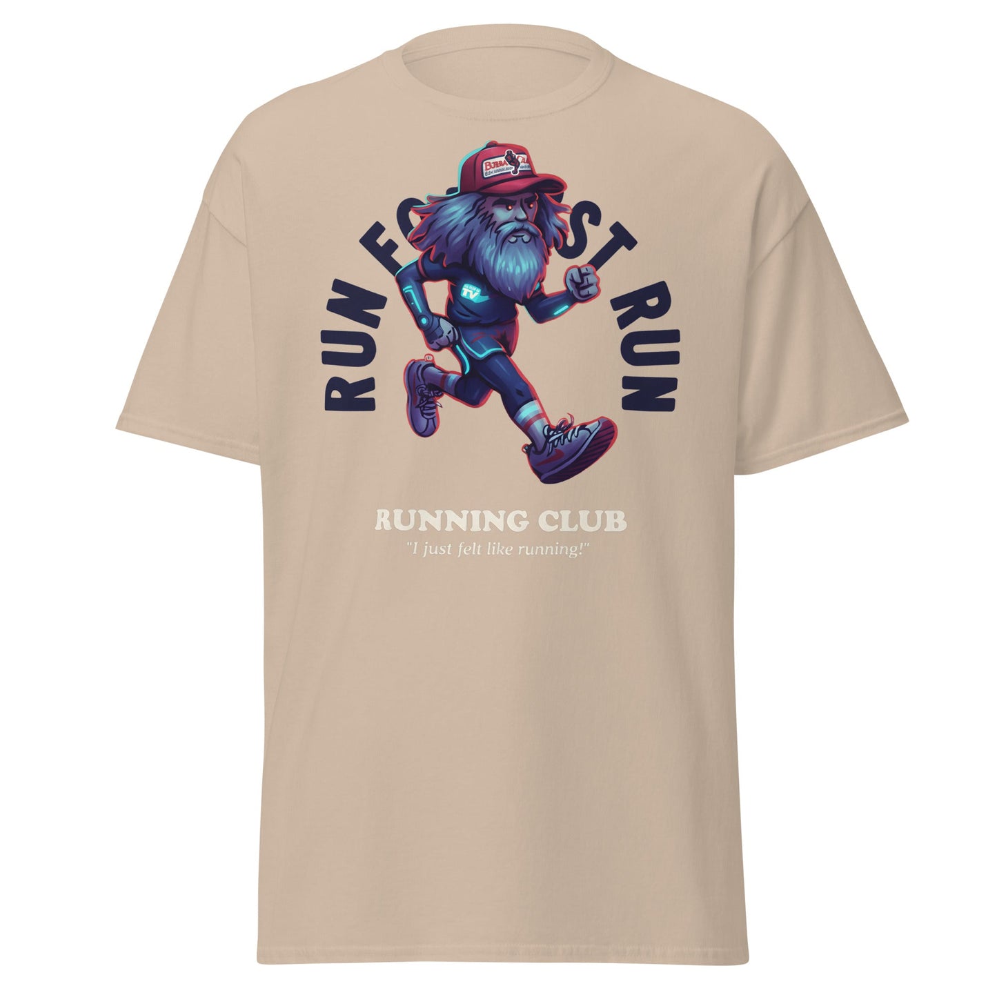 Run Forrest Running Club T-Shirt - Sand - T-Shirts Online