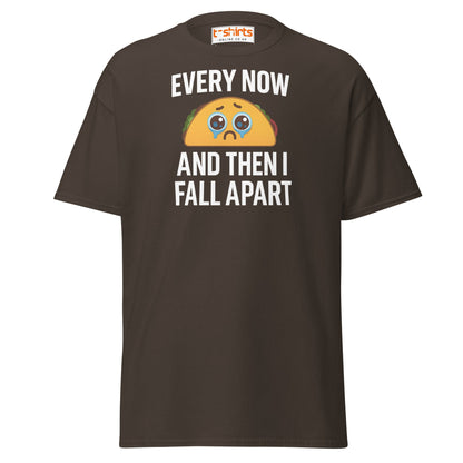 Sad Taco Funny Pun T-Shirt – Crying Taco Meme Tee - Dark Chocolate - T-Shirts Online