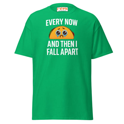 Sad Taco Funny Pun T-Shirt – Crying Taco Meme Tee - Irish Green - T-Shirts Online