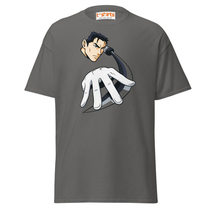 Samurai X Anime T-Shirt – Bold Warrior Graphic Tee - Charcoal - T-Shirts Online