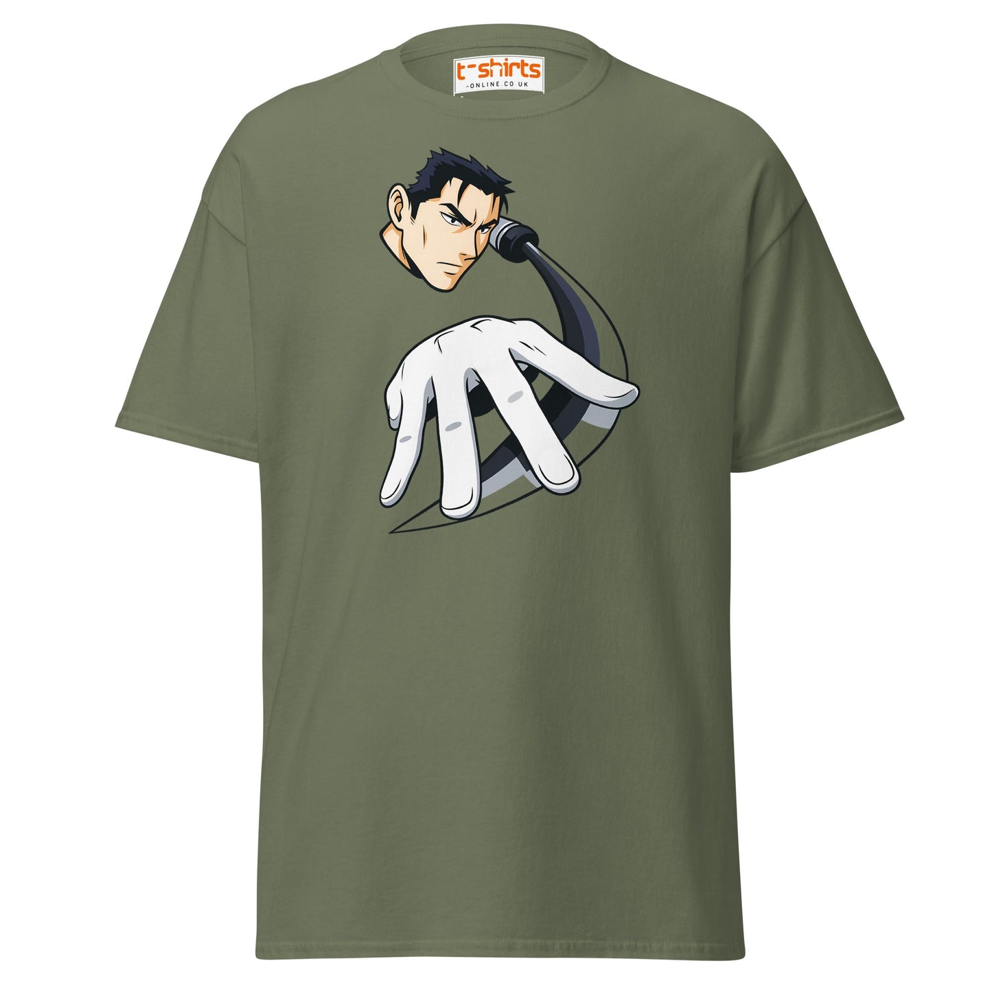 Samurai X Anime T-Shirt - Military Green - T-Shirts Online