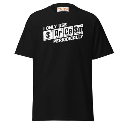 Sarcasm Periodically T-Shirt | Funny Science Humor Tee - Black - T-Shirts Online