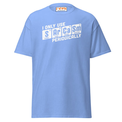 Sarcasm Periodically T-Shirt | Funny Science Humor Tee - Carolina Blue - T-Shirts Online