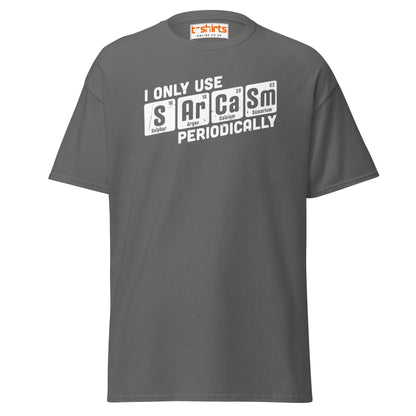 Sarcasm Periodically T-Shirt | Funny Science Humor Tee - Charcoal - T-Shirts Online