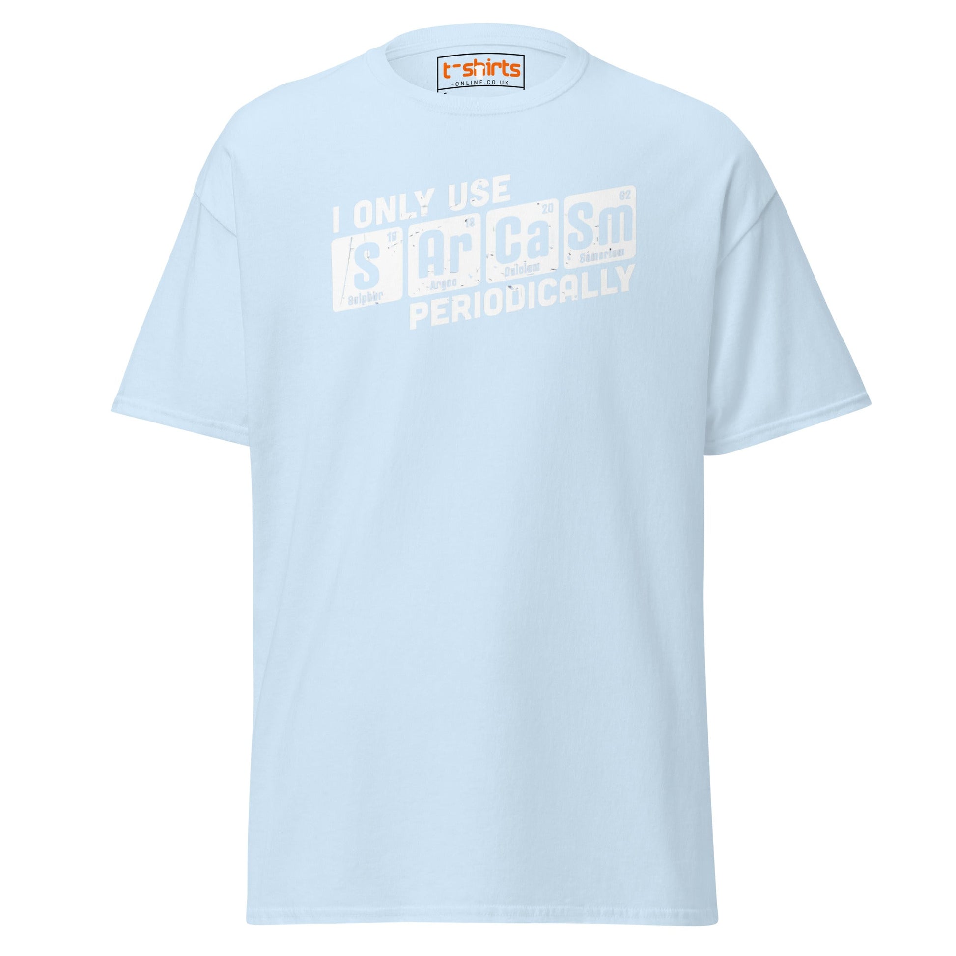 Sarcasm Periodically T-Shirt | Funny Science Humor Tee - Light Blue - T-Shirts Online