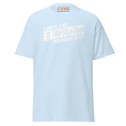 Sarcasm Periodically T-Shirt | Funny Science Humor Tee - Light Blue - T-Shirts Online