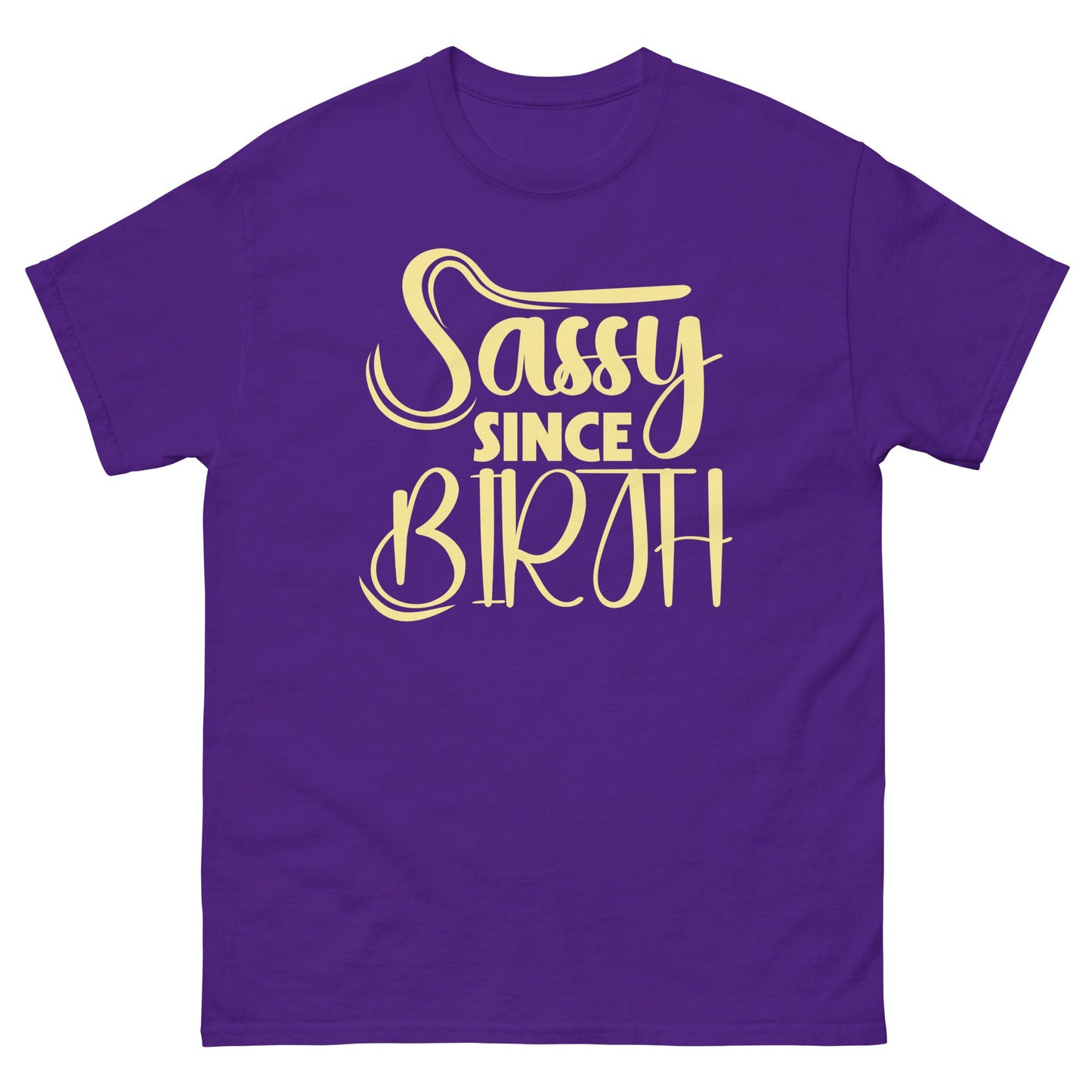 Sassy Since Birth | Sassy T-Shirt - Purple - T-Shirts Online