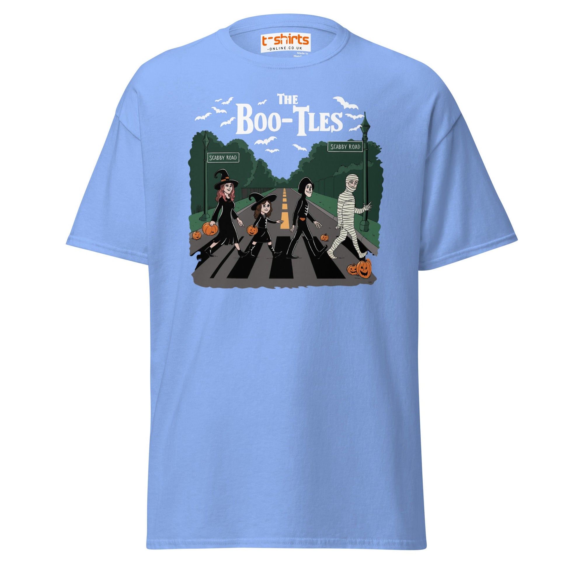 Scabby Road Halloween Parody T-Shirt - Carolina Blue - T-Shirts Online