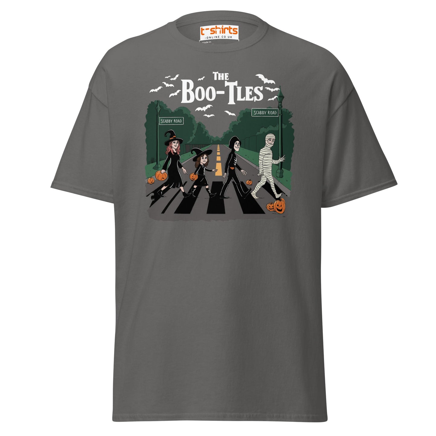 Scabby Road Halloween Parody T-Shirt - Charcoal - T-Shirts Online
