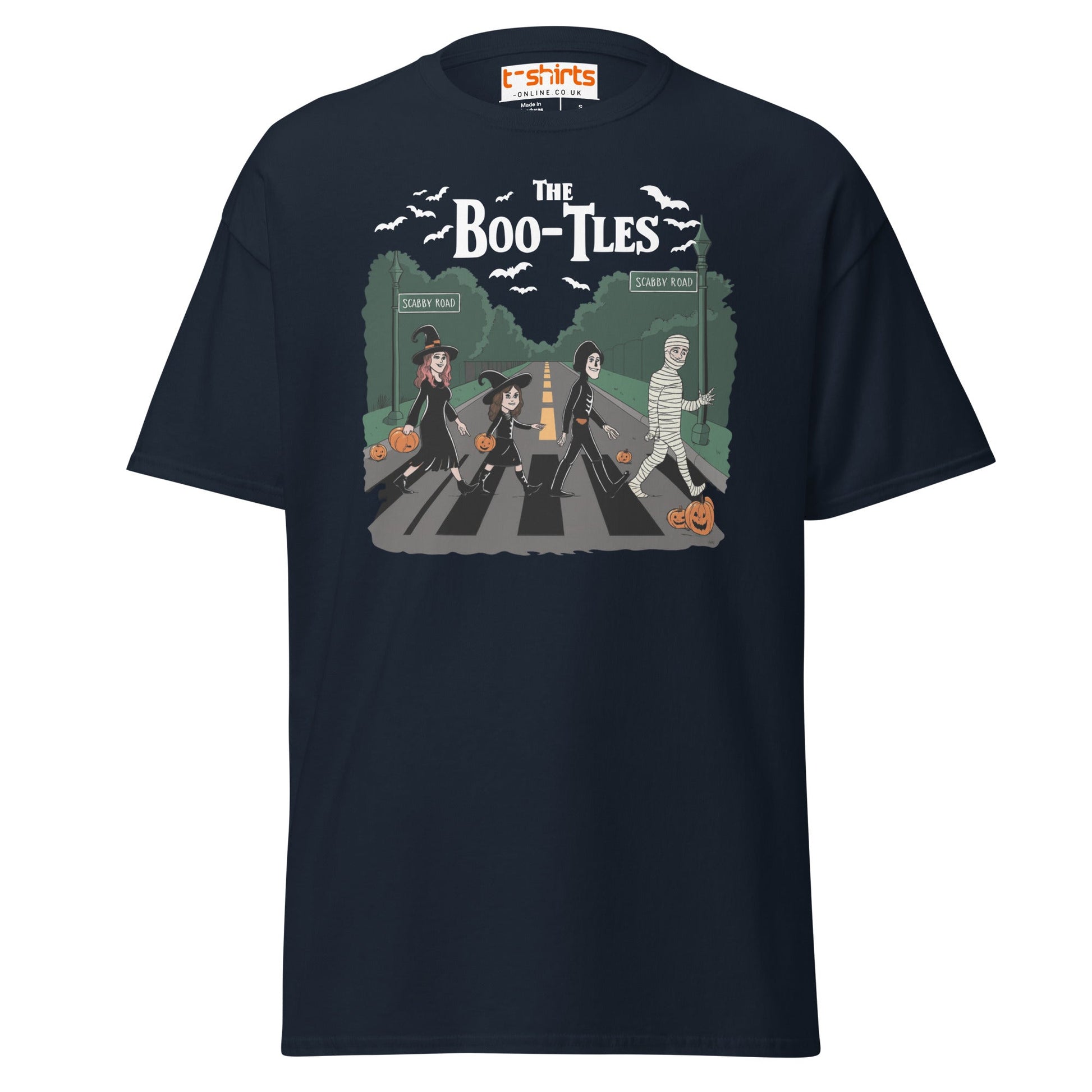 Scabby Road Halloween Parody T-Shirt - Navy - T-Shirts Online