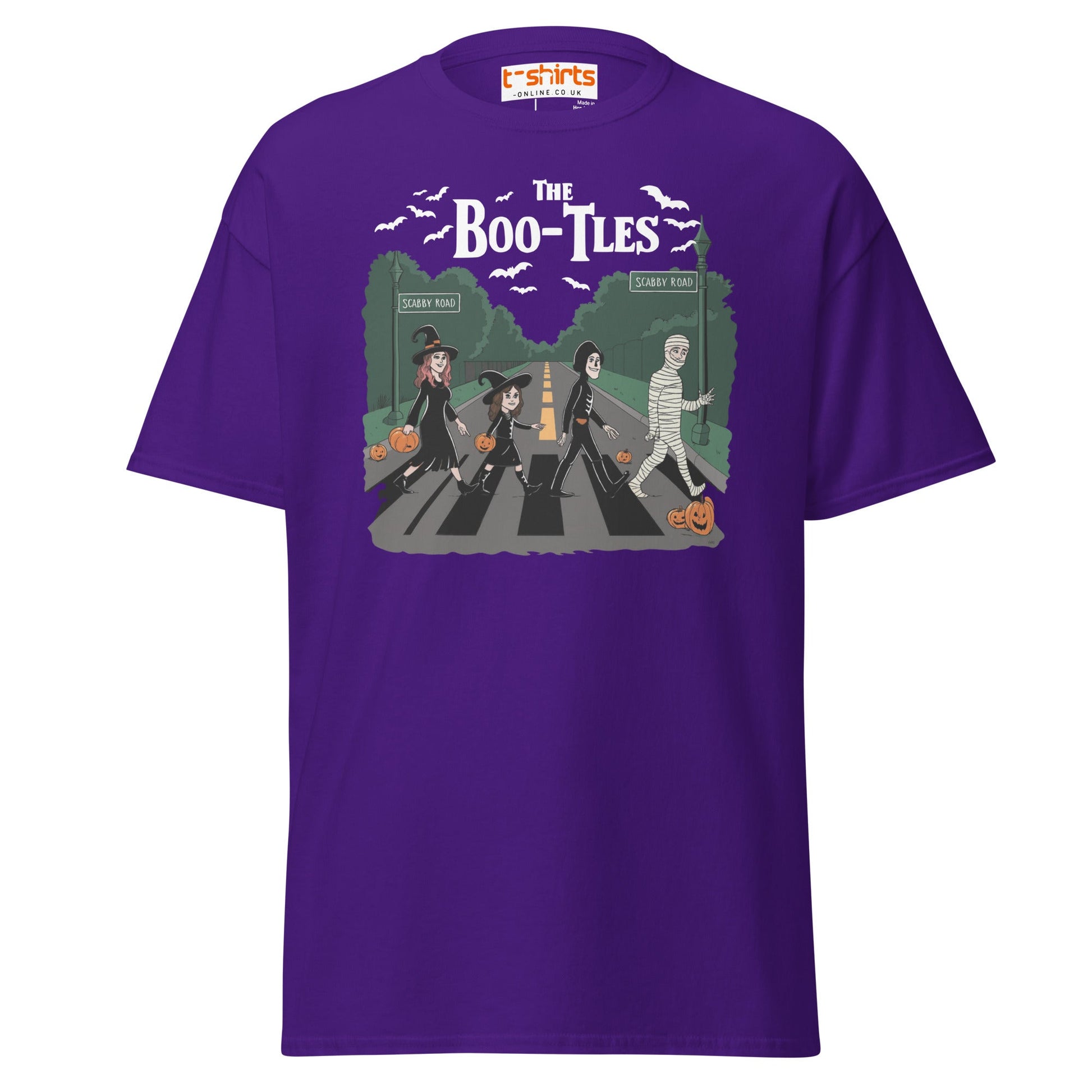 Scabby Road Halloween Parody T-Shirt - Purple - T-Shirts Online