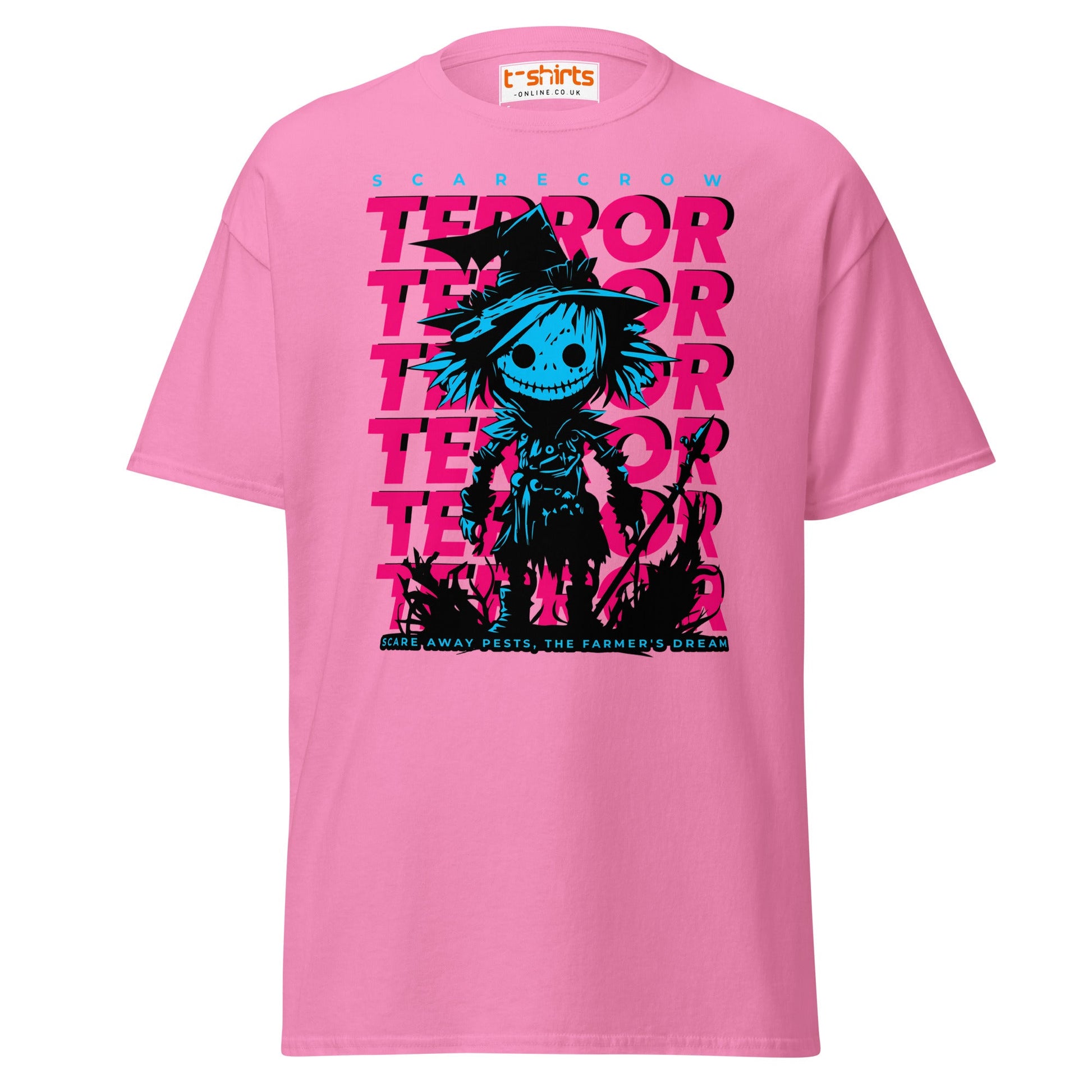 Scarecrow Terror Halloween T-Shirt - Azalea - T-Shirts Online