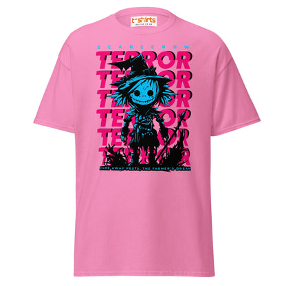 Scarecrow Terror Halloween T-Shirt - Azalea - T-Shirts Online