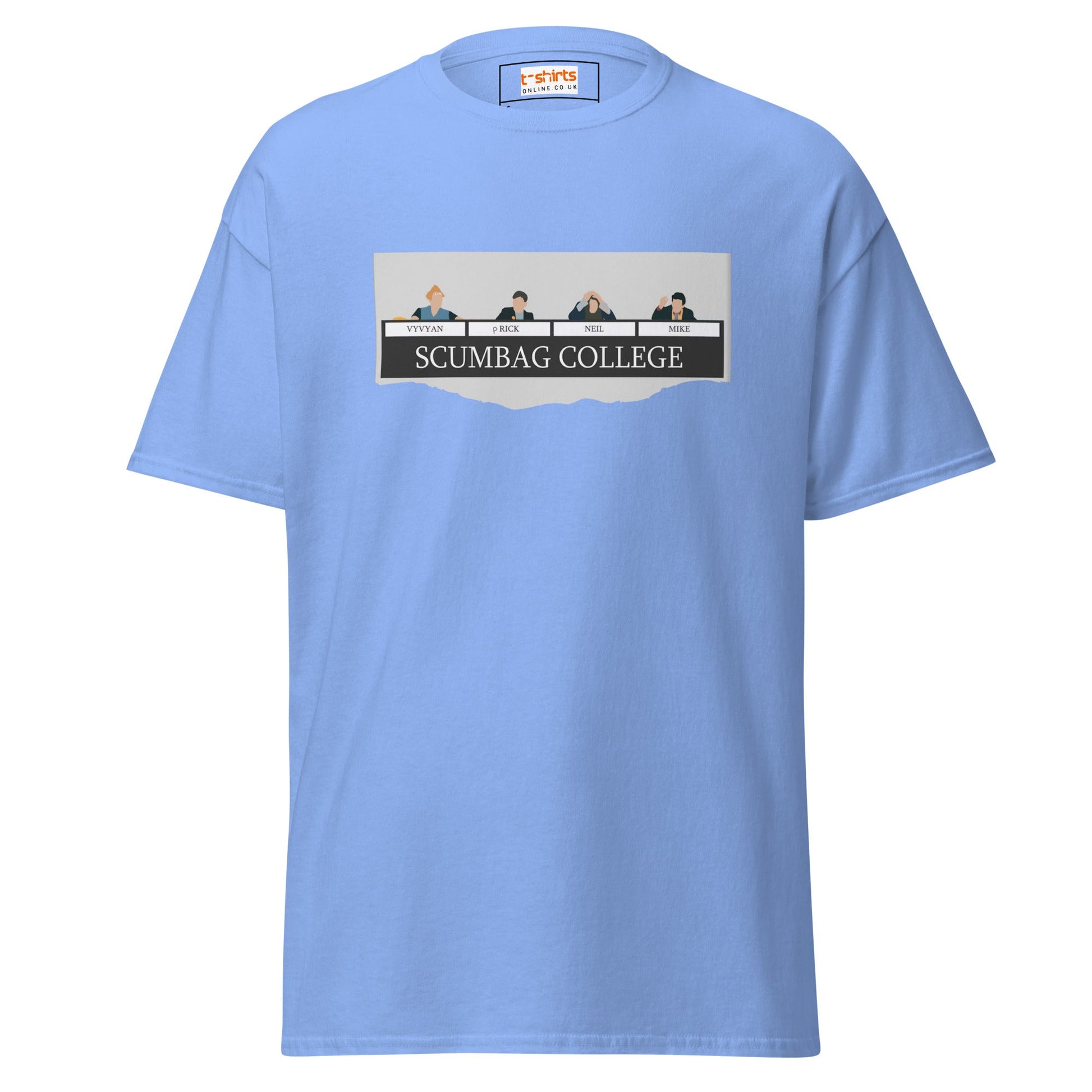 Scumbags College | TV Comedy T-Shirts - Carolina Blue - T-Shirts Online