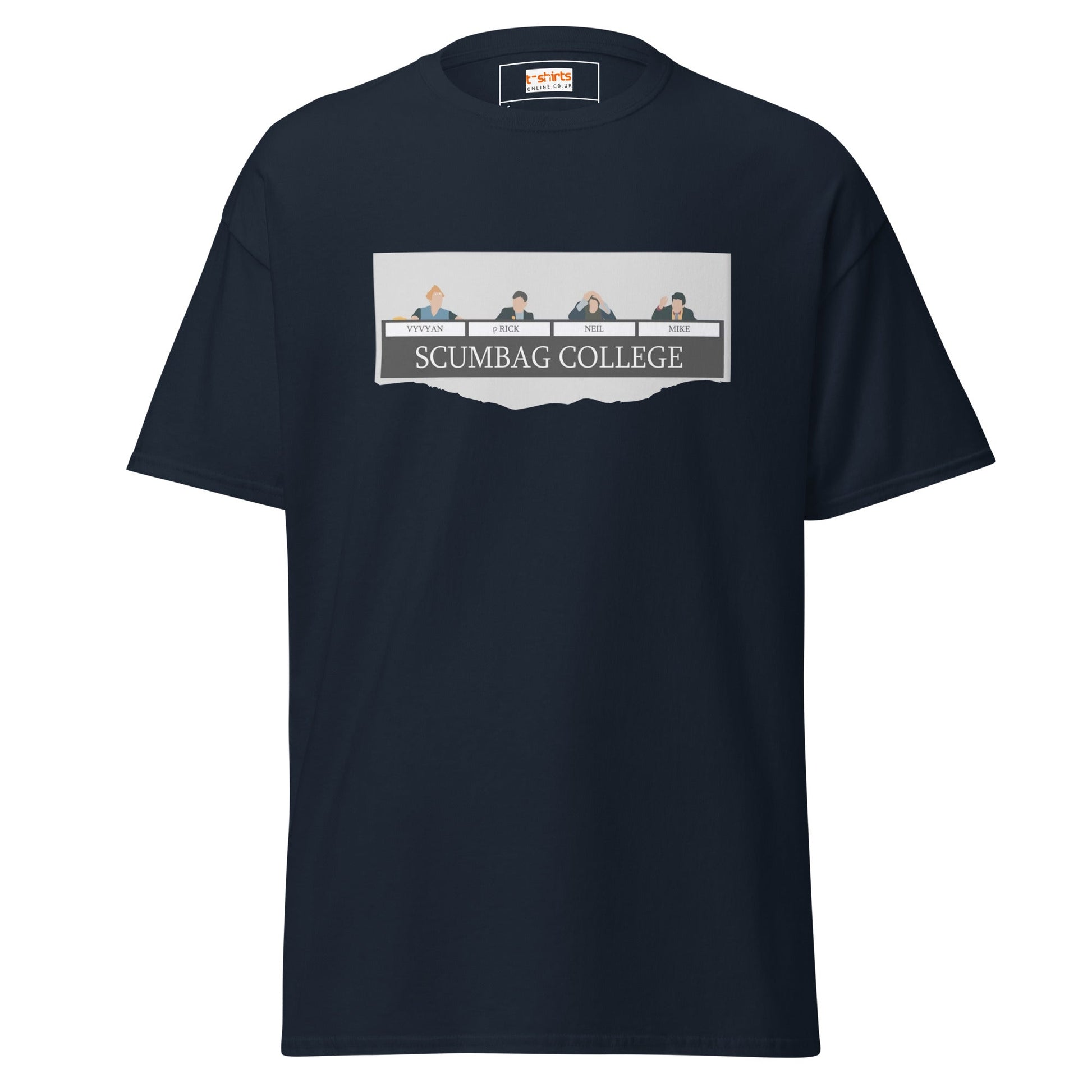 Scumbags College | TV Comedy T-Shirts - Navy - T-Shirts Online