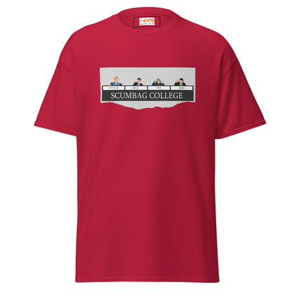 Scumbags College | TV Comedy T-Shirts - Cardinal - T-Shirts Online