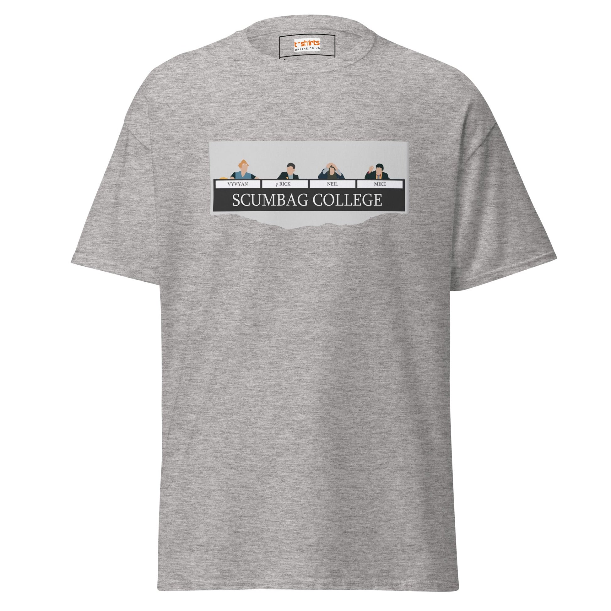 Scumbags College | TV Comedy T-Shirts - Sport Grey - T-Shirts Online