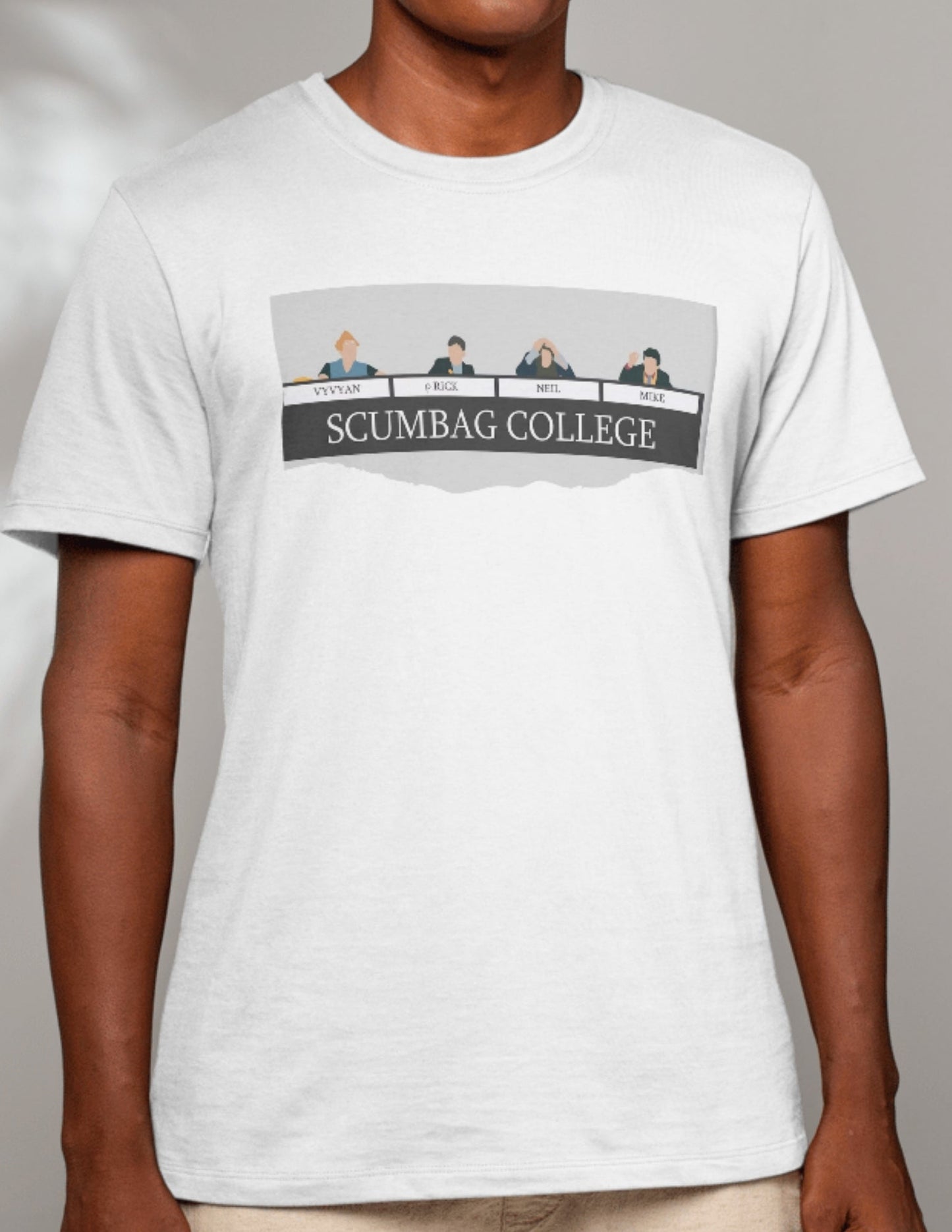 Scumbags College | TV Comedy T-Shirts - Black - T-Shirts Online