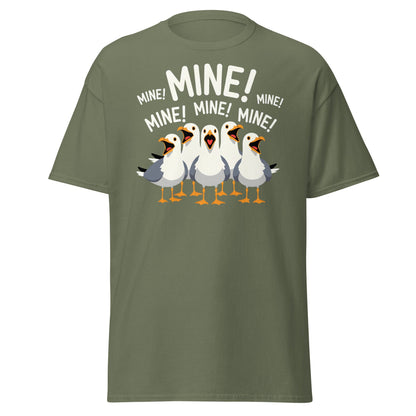 Seagull MINE! Funny Bird T-Shirt – Finding Nemo Inspired Tee - Military Green - T-Shirts Online
