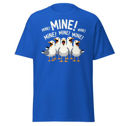 Seagull MINE! Funny Bird T-Shirt – Finding Nemo Inspired Tee - Royal - T-Shirts Online