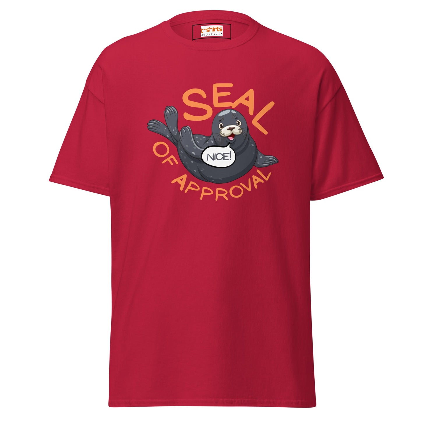 Seal of Approval T-Shirt | Funny Sarcastic T-Shirt - Cardinal - T-Shirts Online