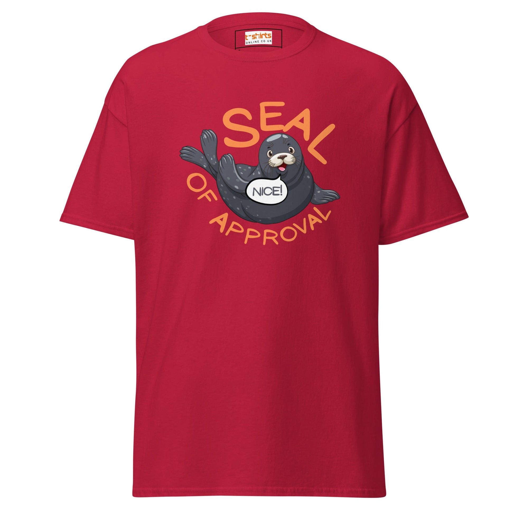 Seal of Approval T-Shirt | Funny Sarcastic T-Shirt - Cardinal - T-Shirts Online