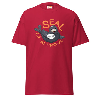 Seal of Approval T-Shirt | Funny Sarcastic T-Shirt - Cardinal - T-Shirts Online