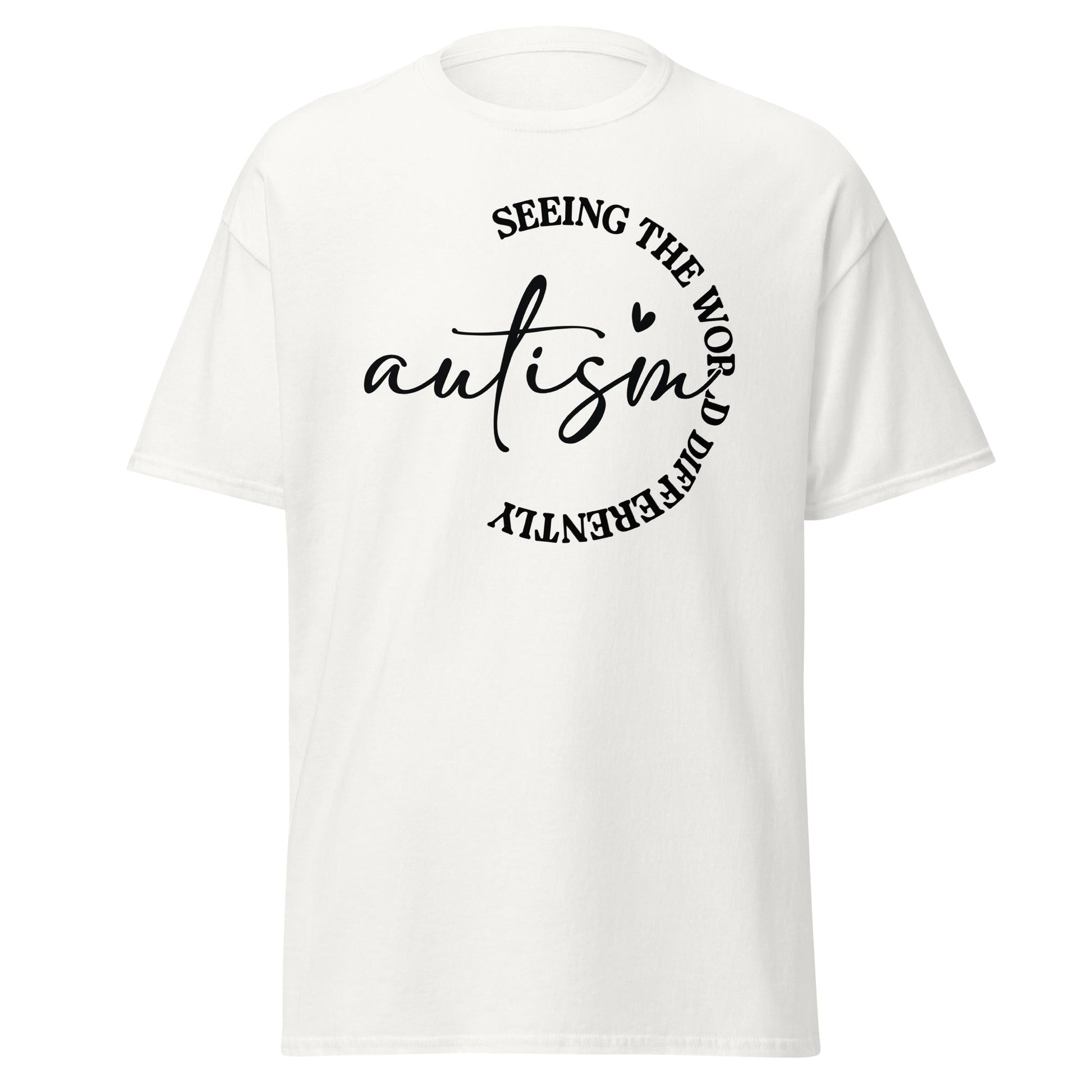 See the World Differently | Autism T-Shirt - White - T-Shirts Online