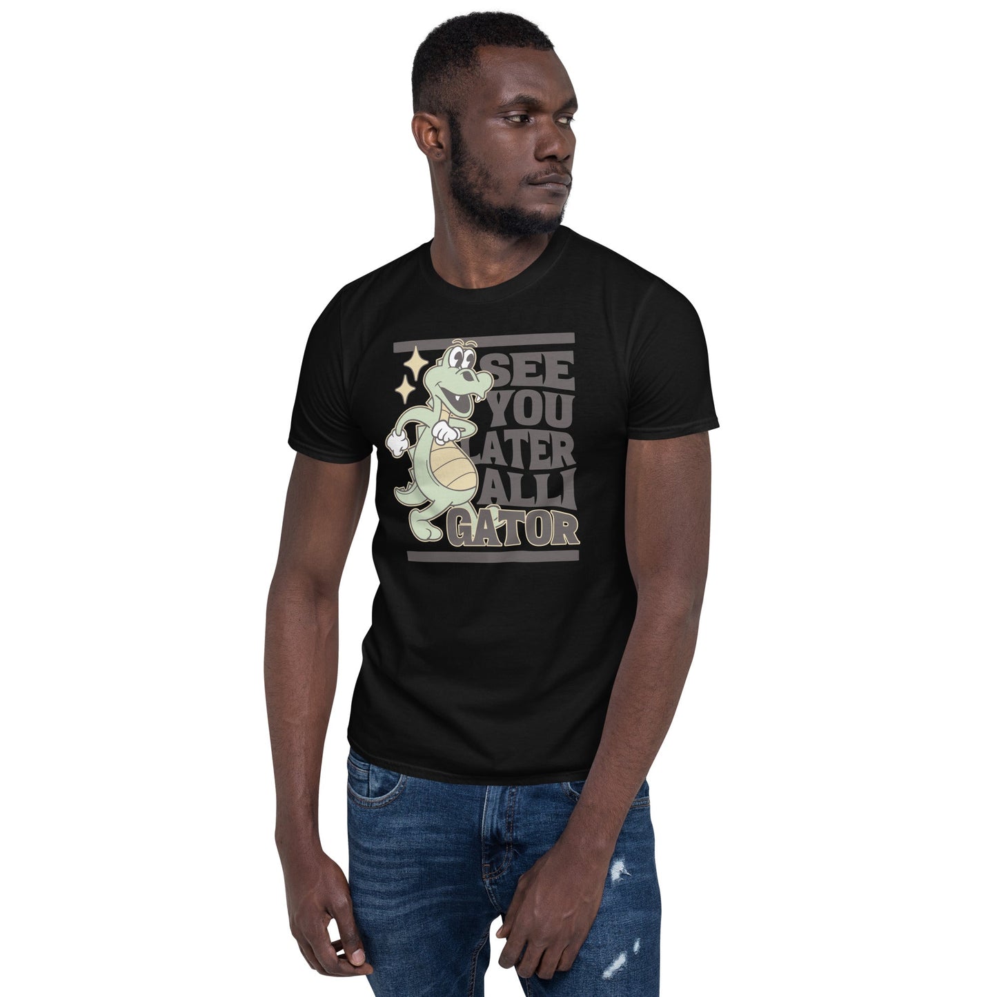 See You Later Alligator T-Shirt - Black - T-Shirts Online
