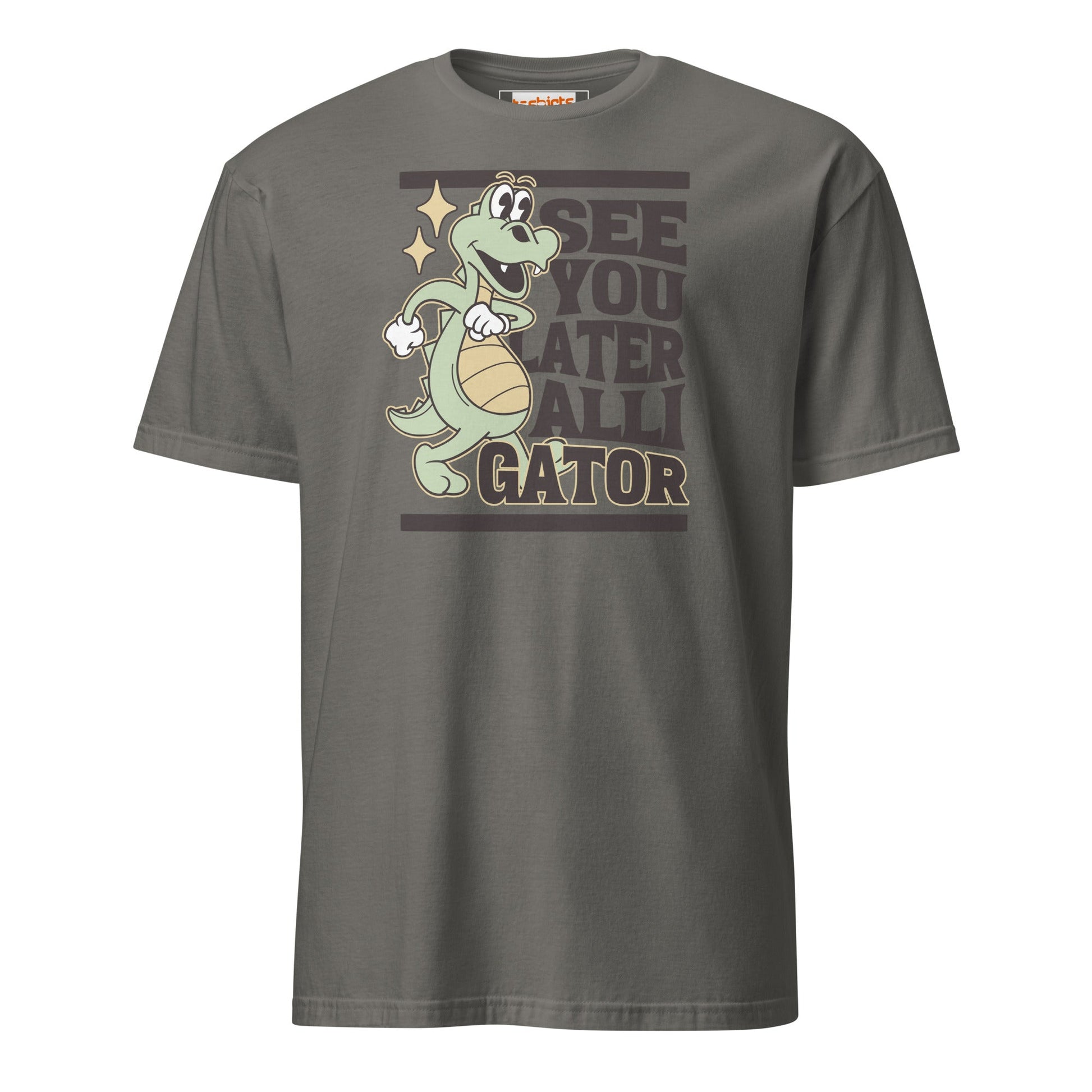 See You Later Alligator T-Shirt - Charcoal - T-Shirts Online